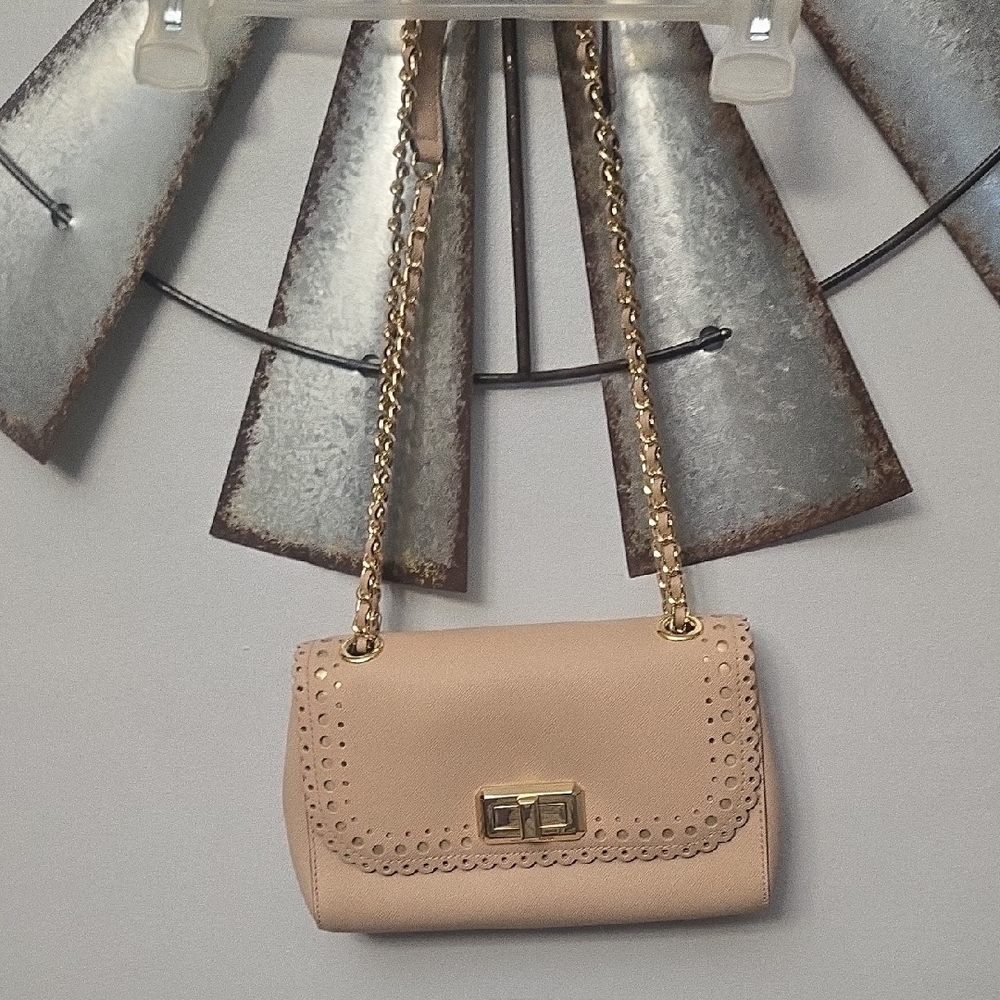 Michale Kors legant Beige Chain Strap Bag